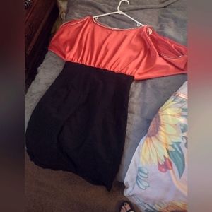 Red and black dress size 12